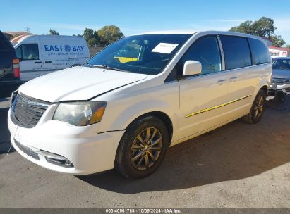 2015 CHRYSLER TOWN & COUNTRY S White  Flexible Fuel 2C4RC1HG4FR514549 photo #3