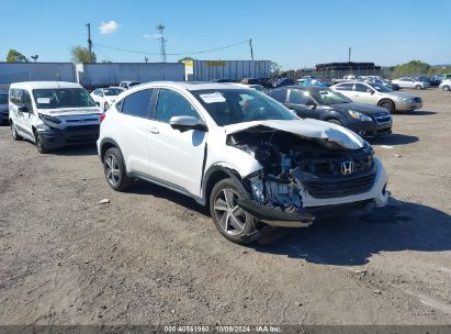 2022 HONDA HR-V AWD EX White  Gasoline 3CZRU6H5XNM706180 photo #1