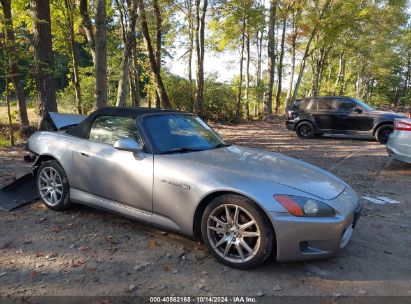 2001 HONDA S2000 Gray  Gasoline JHMAP11481T007218 photo #1