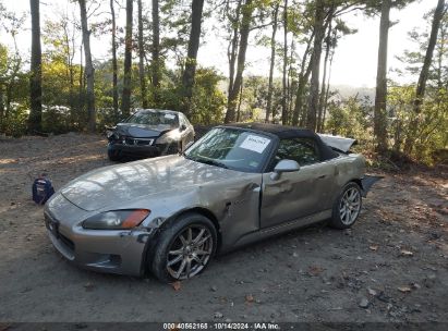 2001 HONDA S2000 Gray  Gasoline JHMAP11481T007218 photo #3