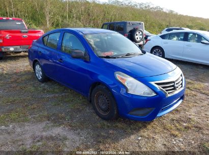 2015 NISSAN VERSA 1.6 S+ Blue  Gasoline 3N1CN7AP9FL865180 photo #1