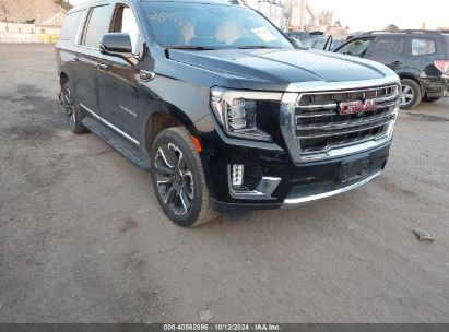 2023 GMC YUKON XL 4WD SLT Black  Gasoline 1GKS2GKD6PR279606 photo #1