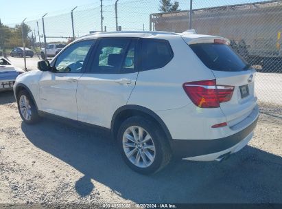 2014 BMW X3 XDRIVE28I White  Gasoline 5UXWX9C56E0D43728 photo #4