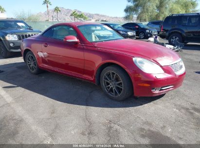 2006 LEXUS SC 430 Red  Gasoline JTHFN48Y669001220 photo #1