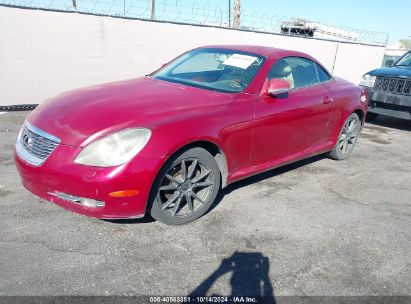 2006 LEXUS SC 430 Red  Gasoline JTHFN48Y669001220 photo #3