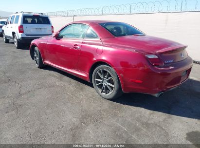 2006 LEXUS SC 430 Red  Gasoline JTHFN48Y669001220 photo #4