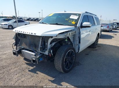 2022 FORD EXPEDITION LIMITED MAX White  Gasoline 1FMJK1KTXNEA34612 photo #3