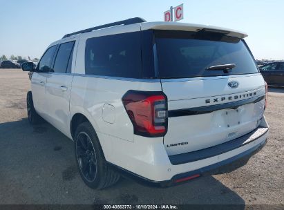 2022 FORD EXPEDITION LIMITED MAX White  Gasoline 1FMJK1KTXNEA34612 photo #4