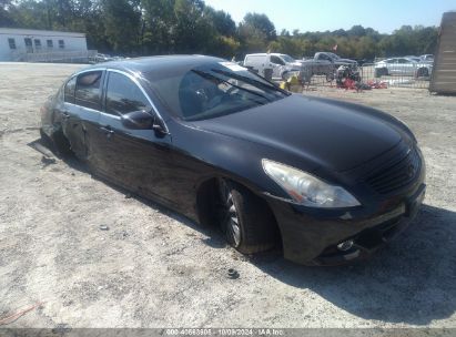 2013 INFINITI G37X Black  Gasoline JN1CV6ARXDM762638 photo #1