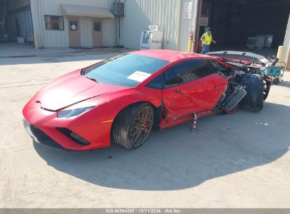 2022 LAMBORGHINI HURACAN EVO RWD Red  Gasoline ZHWUF5ZF7NLA20301 photo #3