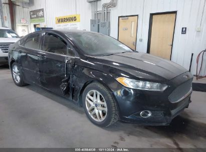 2016 FORD FUSION SE Black  Gasoline 3FA6P0H76GR197408 photo #1