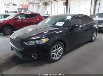 2016 FORD FUSION SE Black  Gasoline 3FA6P0H76GR197408 photo #3