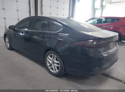 2016 FORD FUSION SE Black  Gasoline 3FA6P0H76GR197408 photo #4