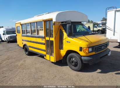 2003 FORD E-450 CUTAWAY Yellow  Other 1FDWE45F93HB39528 photo #1