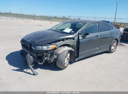 2015 FORD FUSION SE Black  Gasoline 1FA6P0H77F5102033 photo #3