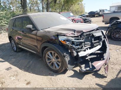 2020 FORD EXPLORER XLT Maroon  Gasoline 1FMSK8DH5LGC43926 photo #1