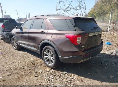 2020 FORD EXPLORER XLT Maroon  Gasoline 1FMSK8DH5LGC43926 photo #4