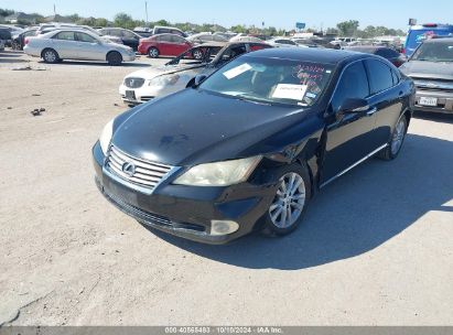 2010 LEXUS ES 350 Black  Gasoline JTHBK1EGXA2392410 photo #3