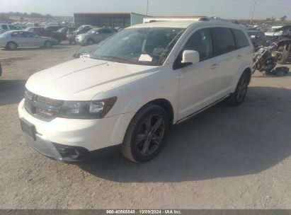 2016 DODGE JOURNEY CROSSROAD PLUS White  Gasoline 3C4PDCGB9GT246697 photo #3