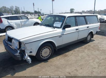 1993 VOLVO 240 White  Gasoline YV1AW880XP1941668 photo #3