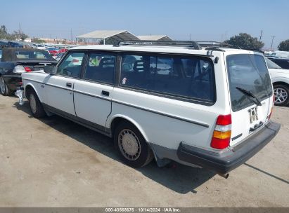 1993 VOLVO 240 White  Gasoline YV1AW880XP1941668 photo #4