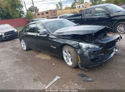 2013 BMW 750LI XDRIVE Black  Gasoline WBAYF8C53DD140028 photo #1