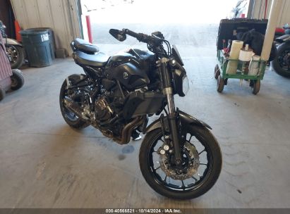 2016 YAMAHA FZ07 Black  Gasoline JYARM06E0GA007609 photo #1