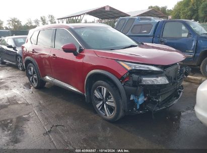 2022 NISSAN ROGUE SL INTELLIGENT AWD Red  Gasoline 5N1BT3CB8NC724518 photo #1