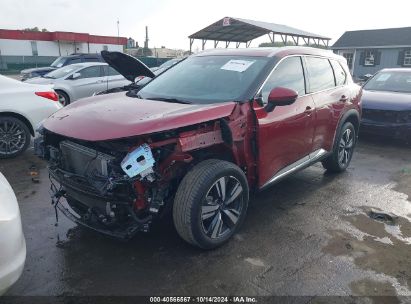 2022 NISSAN ROGUE SL INTELLIGENT AWD Red  Gasoline 5N1BT3CB8NC724518 photo #3