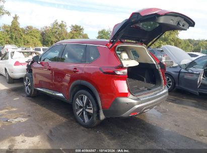 2022 NISSAN ROGUE SL INTELLIGENT AWD Red  Gasoline 5N1BT3CB8NC724518 photo #4