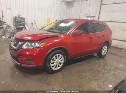 2017 NISSAN ROGUE S Red  Gasoline JN8AT2MTXHW390419 photo #3