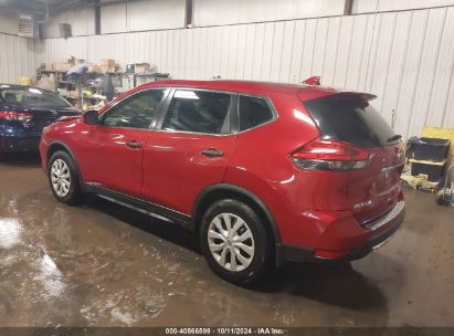 2017 NISSAN ROGUE S Red  Gasoline JN8AT2MTXHW390419 photo #4