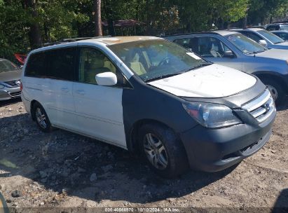 2005 HONDA ODYSSEY EX White  Gasoline 5FNRL38455B002858 photo #1