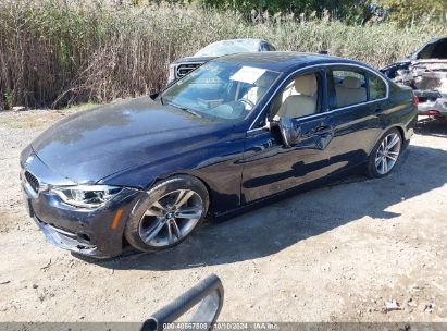 2017 BMW 330I XDRIVE Dark Blue  Gasoline WBA8D9C3XHA011950 photo #3