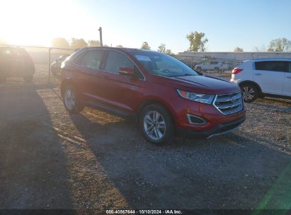 2016 FORD EDGE SEL Red  Gasoline 2FMPK3J94GBC36310 photo #1