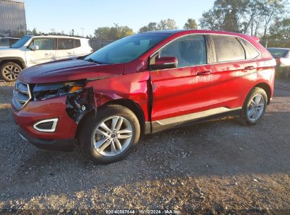 2016 FORD EDGE SEL Red  Gasoline 2FMPK3J94GBC36310 photo #3