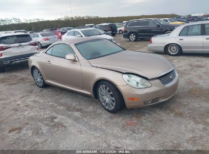 2002 LEXUS SC 430 Gold  Gasoline JTHFN48Y720030823 photo #1