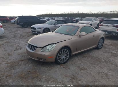 2002 LEXUS SC 430 Gold  Gasoline JTHFN48Y720030823 photo #3