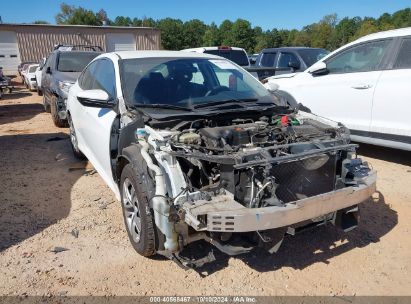 2016 HONDA CIVIC LX White  Electric KM8HE3A64RU010427 photo #1