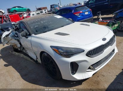 2019 KIA STINGER GT White  Gasoline KNAE35LC7K6051542 photo #1