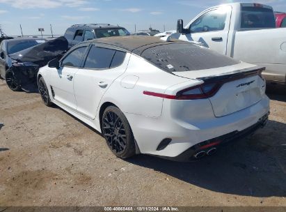 2019 KIA STINGER GT White  Gasoline KNAE35LC7K6051542 photo #4