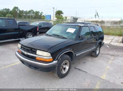 2001 CHEVROLET BLAZER LT Black  Electric 1G1FX6S0XP4175194 photo #3