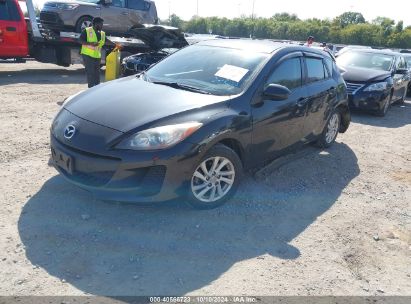 2012 MAZDA MAZDA3 I TOURING Black  Gasoline 2HNYD2H2XAH523364 photo #3