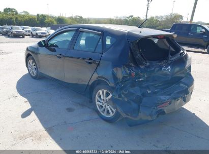 2012 MAZDA MAZDA3 I TOURING Black  Gasoline 2HNYD2H2XAH523364 photo #4