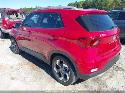 2022 HYUNDAI VENUE SEL Red  Gasoline KMHRC8A34NU186594 photo #4