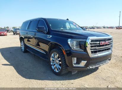 2022 GMC YUKON XL 4WD SLT Blue  Gasoline 1GKS2GKD0NR145638 photo #1