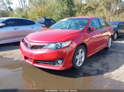 2013 TOYOTA CAMRY SE Red  Gasoline 4T1BF1FK1DU701095 photo #3