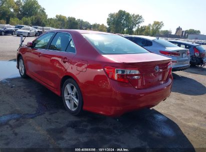 2013 TOYOTA CAMRY SE Red  Gasoline 4T1BF1FK1DU701095 photo #4