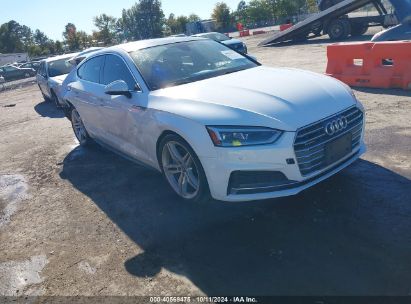 2019 AUDI A5 45 PREMIUM White  Gasoline WAUENCF53KA073627 photo #1