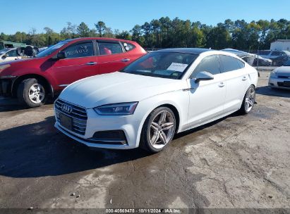 2019 AUDI A5 45 PREMIUM White  Gasoline WAUENCF53KA073627 photo #3